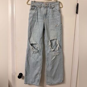 FREE PEOPLE TINSLEY BAGGY HIGH RISE DENIM JEANS ✨